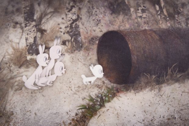 В животе змеи