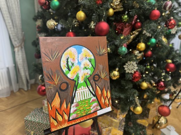 Дети войны рисуют мир. Птицы и Ангелы слетелись на выставку рисунков из Сватова